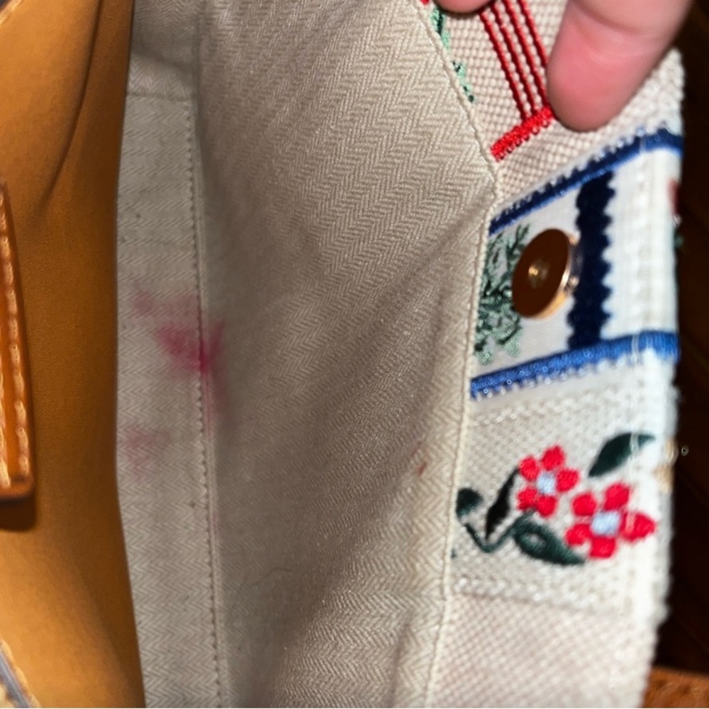 Tory Burch Webbing Patchwork Bag Purse - image 3